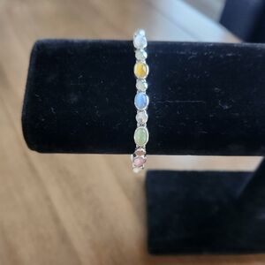 Premier Designs Elegant Multi-Color Gemstone Bracelet